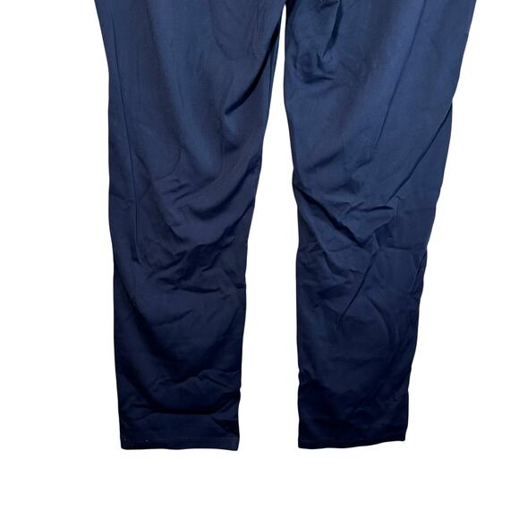 Athleta Headlands Hybrid Pants 467186 Front Seam Pull On Navy Blue Size 12 Tall - Picture 6 of 11